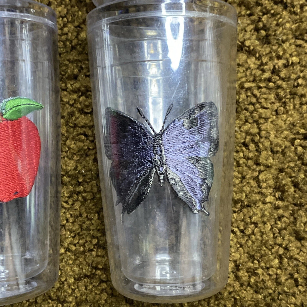 VTG Signature USA Tumblers Butterfly Loon Ladybug Pineapple Apple Patch LOT 6 | eBay