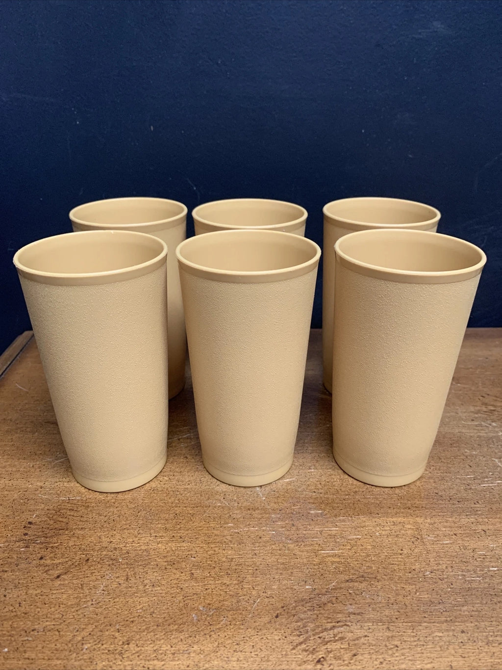 Vintage Tupperware Harvest Gold Tumblers 873-14 Set of 6 Excellent Condition | eBay
