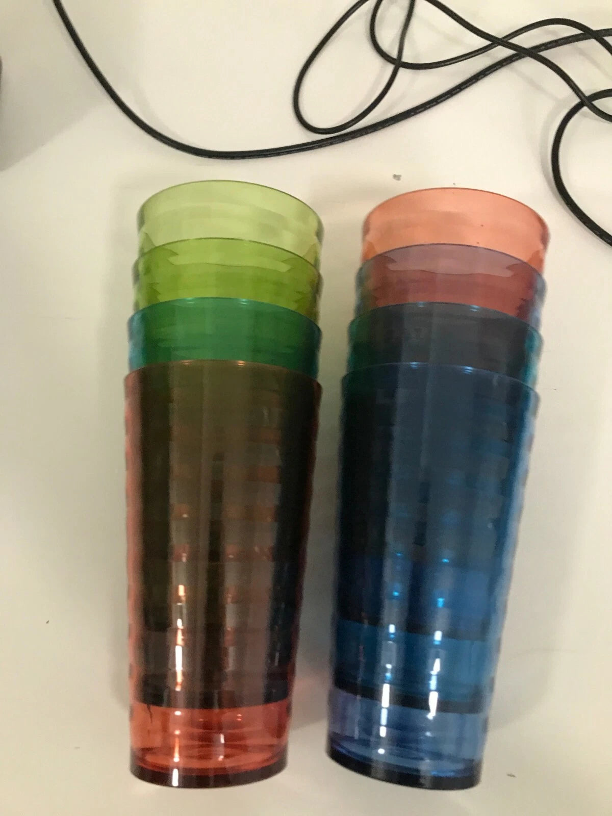 Splash 18-ounce Plastic Tumblers set of 8 in Multi Colors | eBay