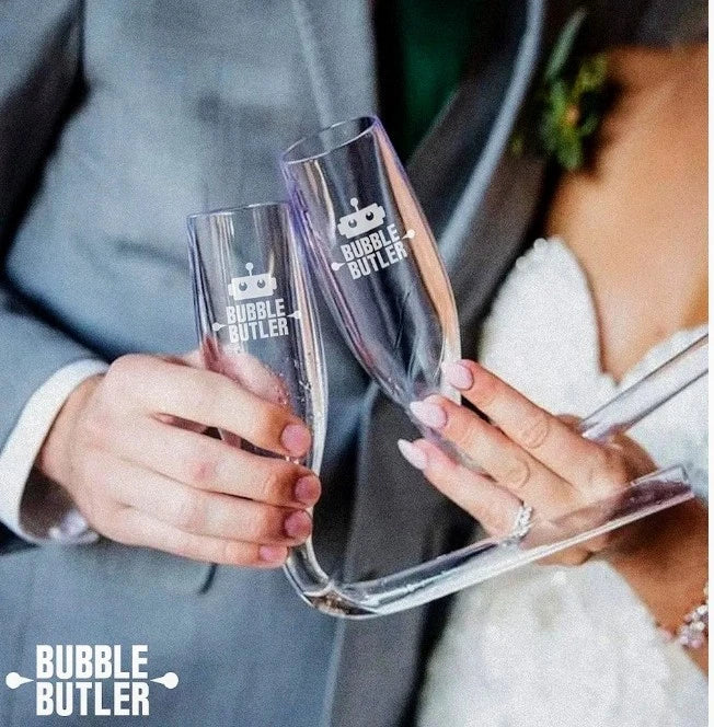 St 2 Bubble Butler Champagne Bong Style Acrylic 6oz Shooters Unique Fun Washable | eBay