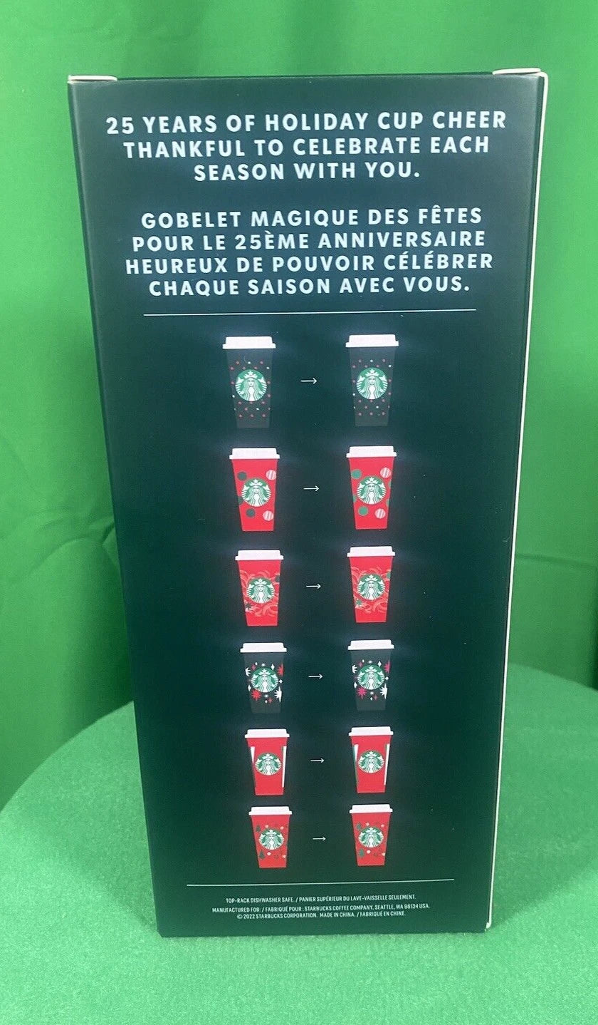 Starbucks 2022 Holiday Color Changing Reusable Hot Cups 6-Pack 16oz NIB | eBay
