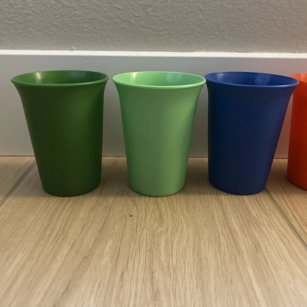 Vintage Tupperware Set of 6 Bell Tumblers 7oz #109 Toddler Cups Made in USA | eBay