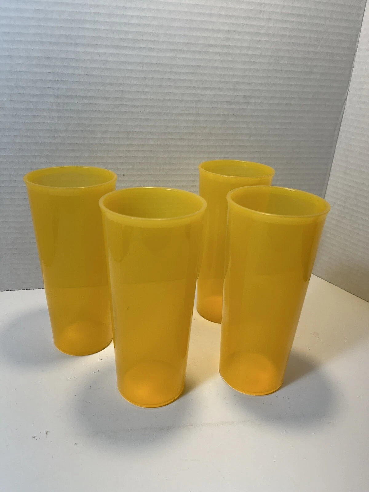 Tupperware 5107D-6 Sherbet Orange Tumblers | eBay