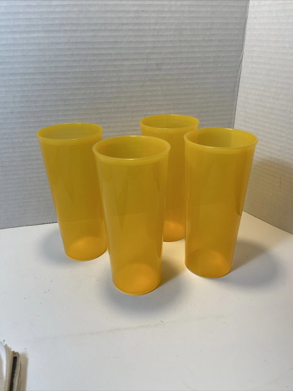 Tupperware 5107D-6 Sherbet Orange Tumblers | eBay