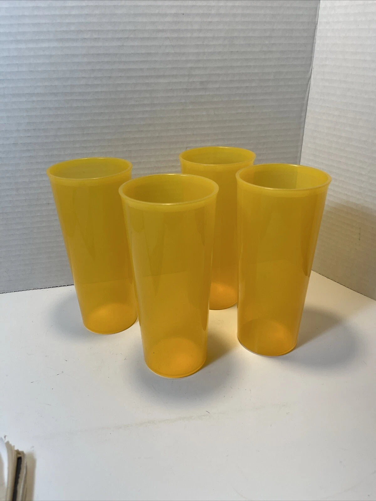 Tupperware 5107D-6 Sherbet Orange Tumblers | eBay