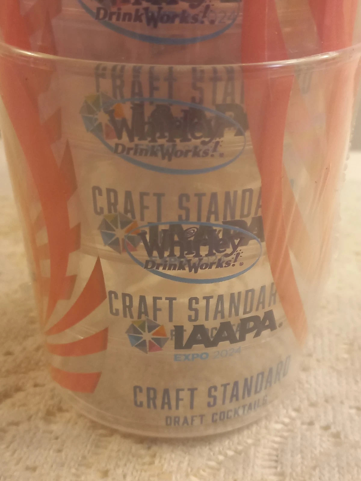 Whirley Drink Works Set Of 6 Plastic Tumblers Cocktail Glasses Rollercoaster... | eBay