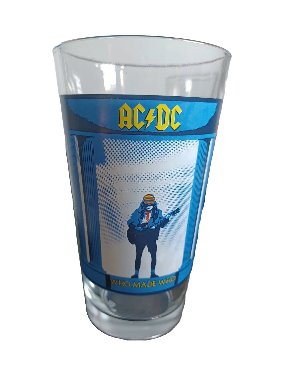 AC/DC Rock Pint Glasses Set Of 4-Who Made Who, Highway To Hell ,Flick, Hell | eBay