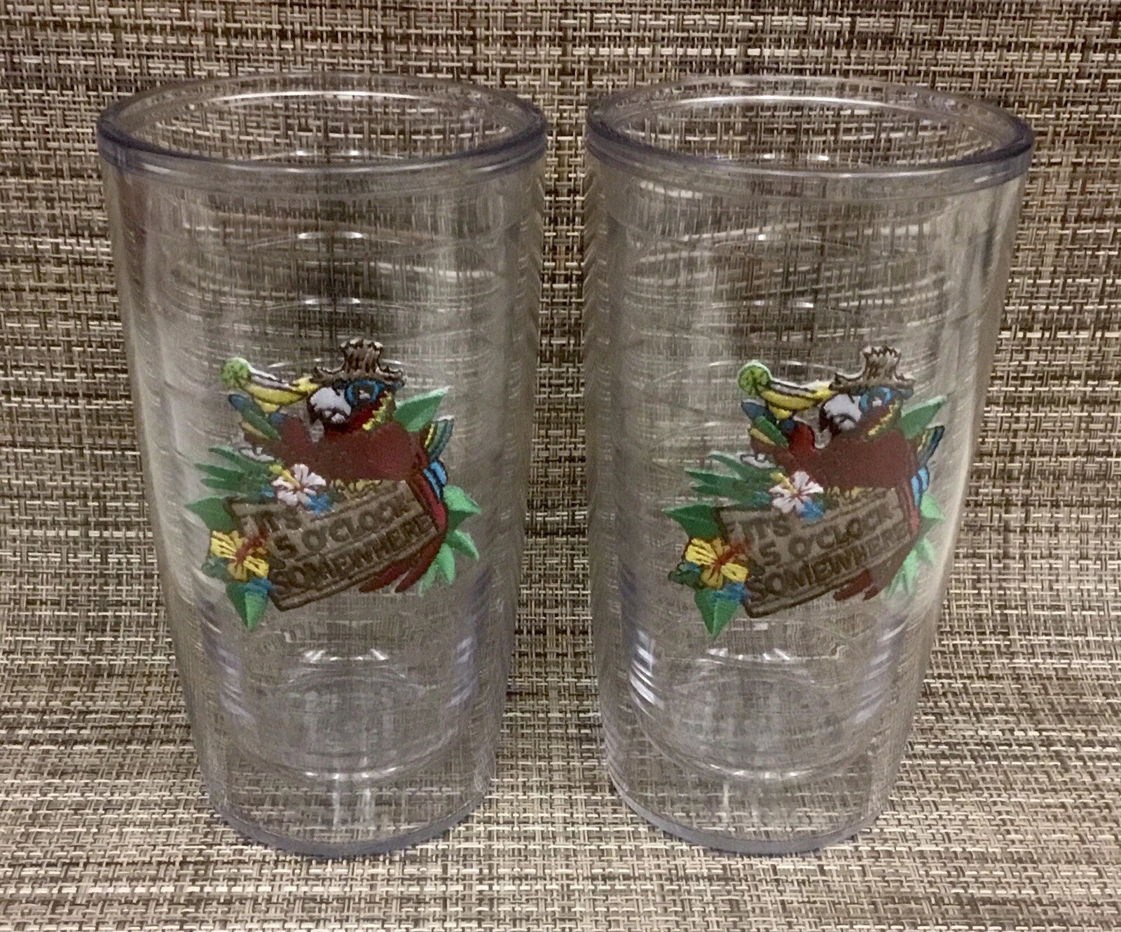 TERVIS Tumblers It's 5 O'Clock Somewhere Jimmy Buffett 16oz Made in USA - LOT/2 | eBay