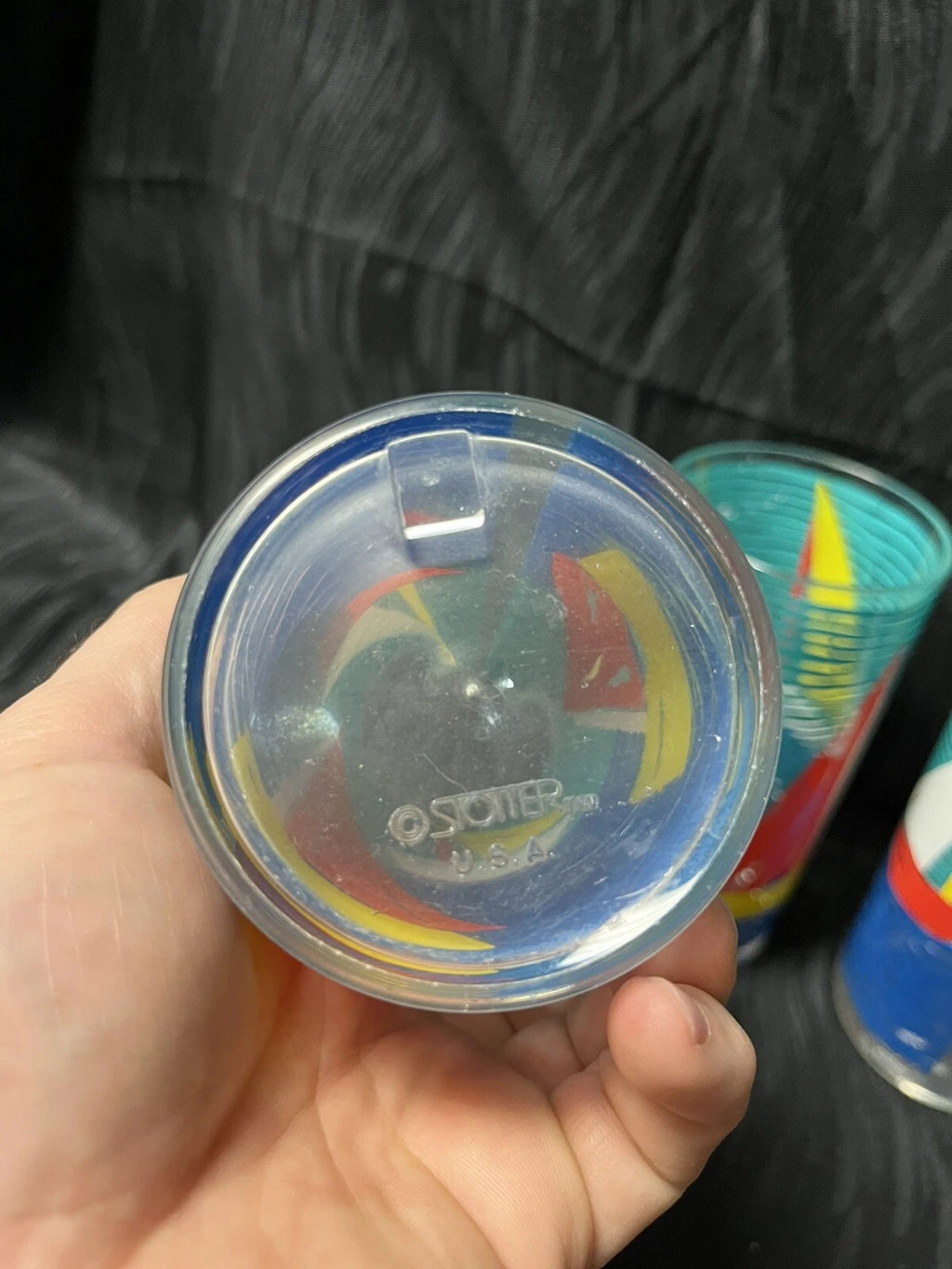 Vtg Set of ( 4 ) 16oz Gucki Stotter Acrylic Tumbler Glasses Sailboats 80s Ocean | eBay