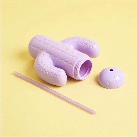 Pink Sky "Looking Sharp" 21 oz. Purple Cactus Sipper Cup - New with Tags | eBay