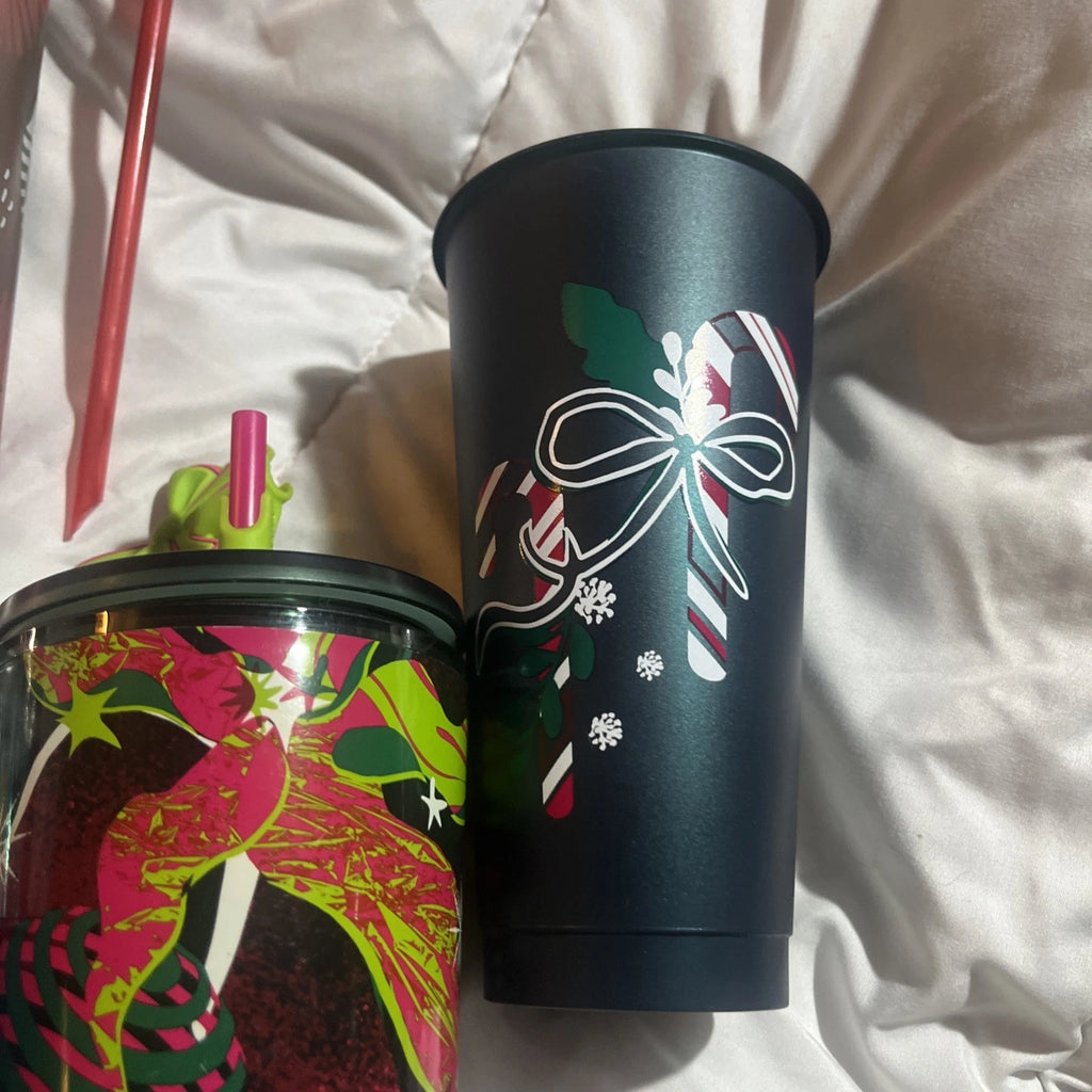 Starbucks Tumbler Cups Various Holiday Styles LOT W/ 24 oz Sparkle (6) Collector | eBay