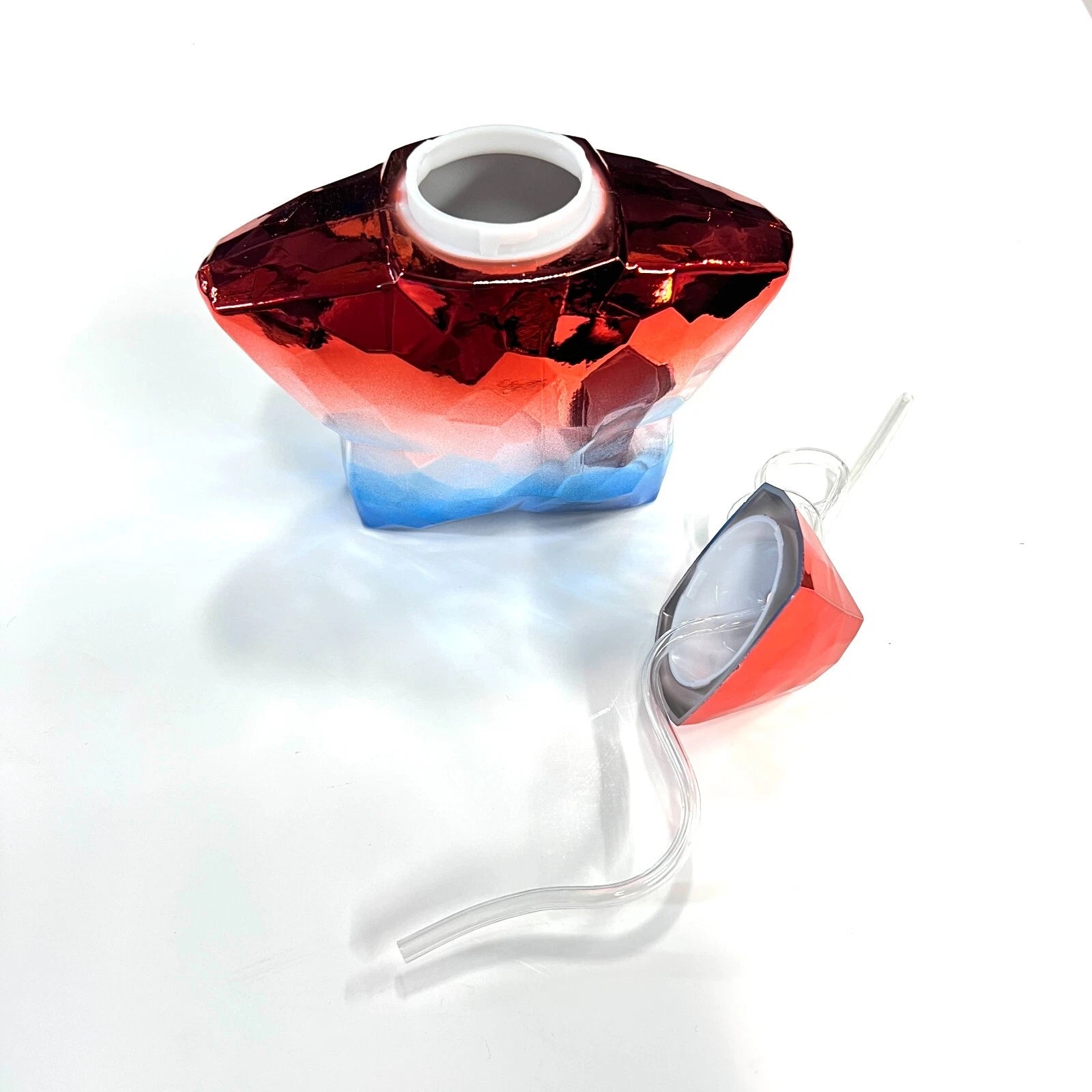 3 Pack Star Drink Tumbler Cup Straw 18.6 fl oz Beverage Red White Blue Patriotic | eBay