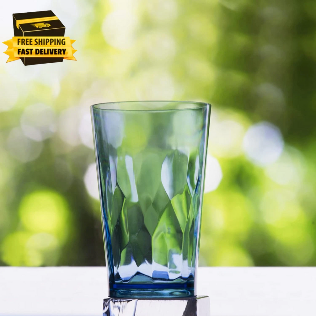 Unbreakable Plastic Drinking Glasses [Set of 6] Shatterproof Tumblers (16 Ounces | eBay