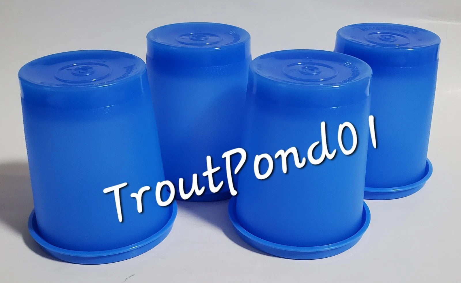 Tupperware Tumblers Small 6 oz Cups Vtg Style Textured Weighted Bottom Lids Blue | eBay