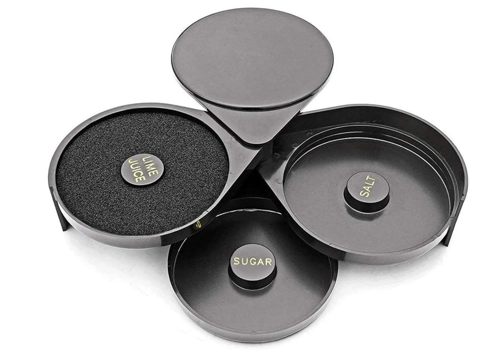 Margaritaville 3-Tier Bar Glass Rimmer for Salt, Margarita & Cocktail Prep | eBay