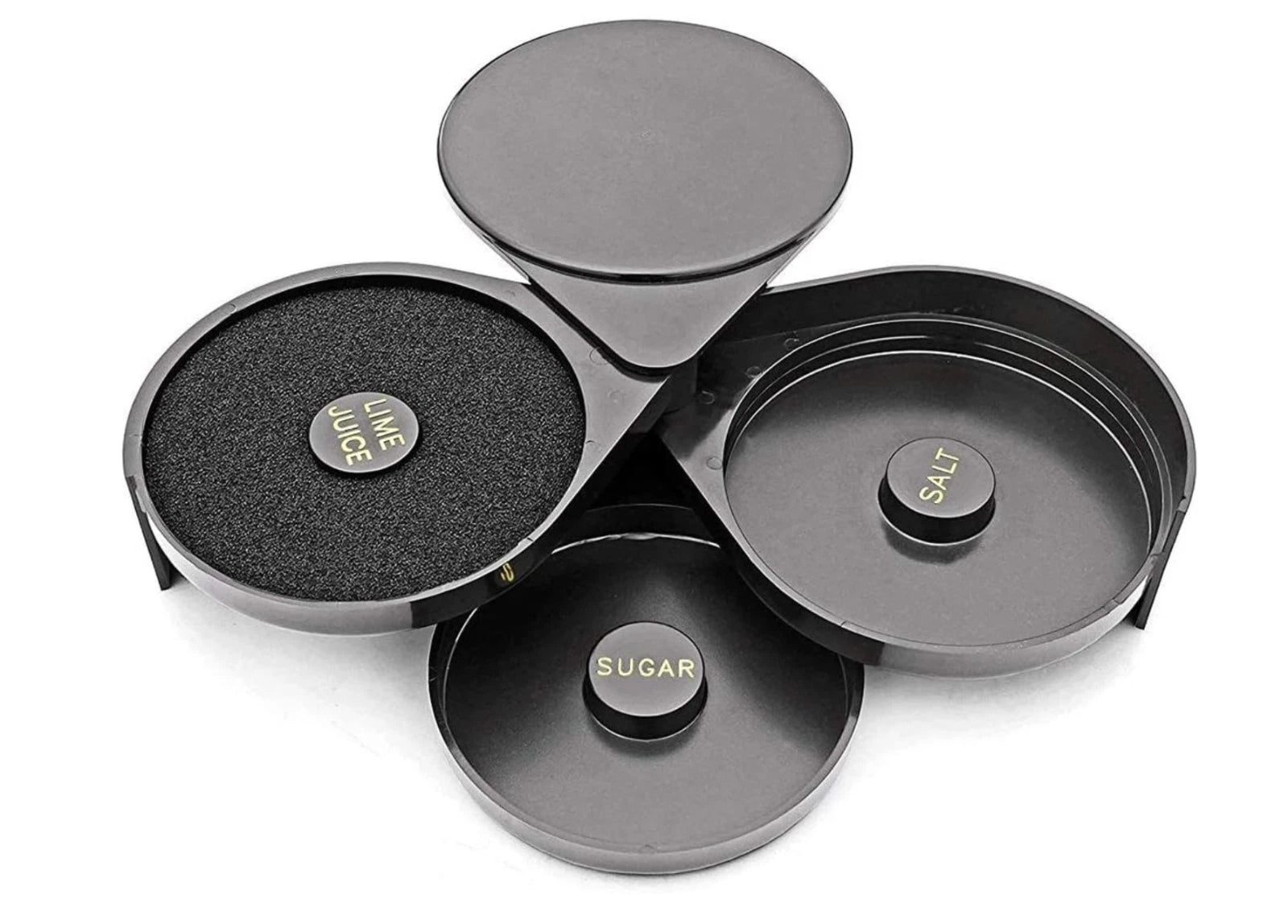 Margaritaville 3-Tier Bar Glass Rimmer for Salt, Margarita & Cocktail Prep | eBay