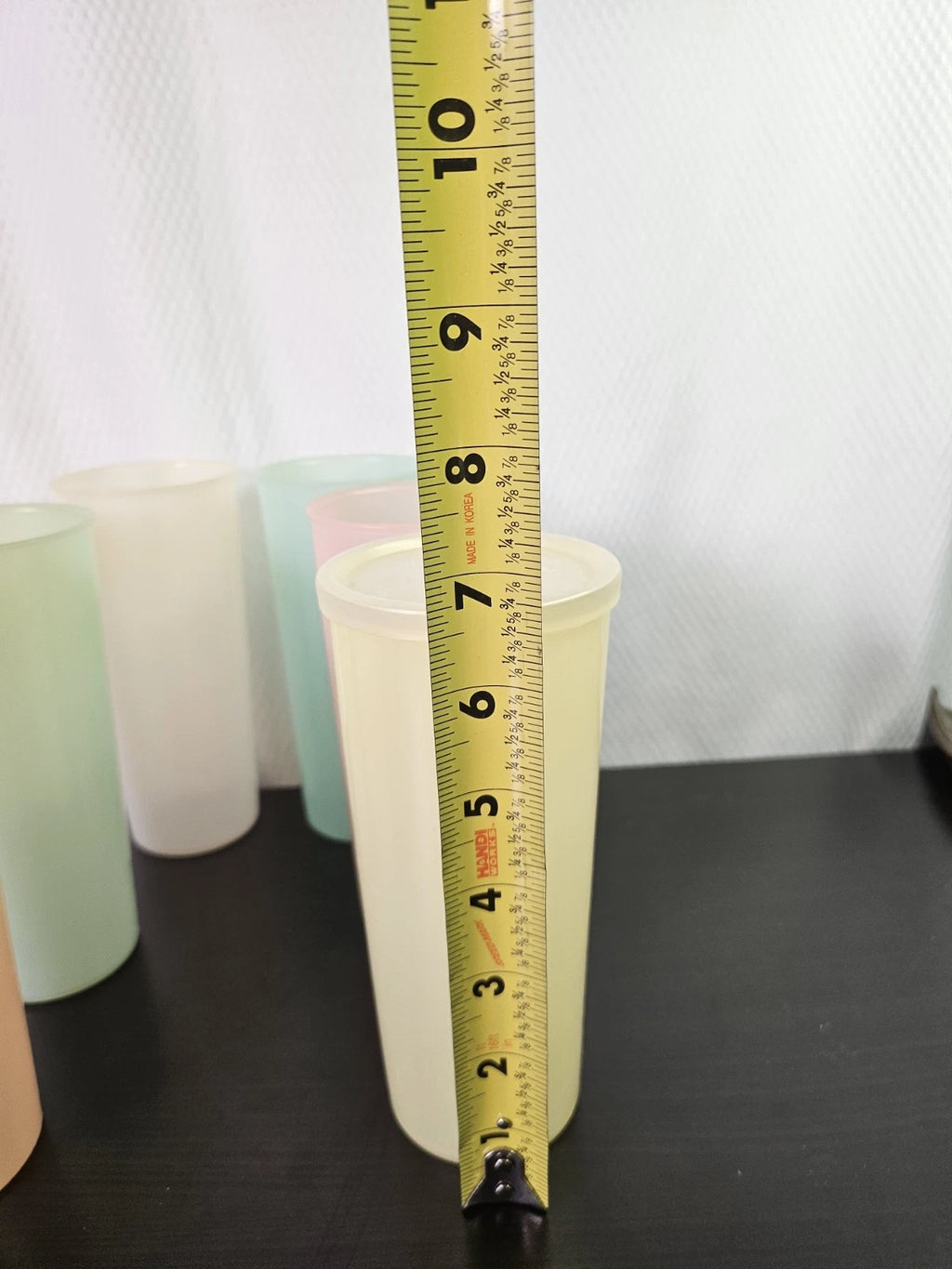 VTG 50’s Tupperware Millionaire Line Pastel Tumbler Cups Set of 6 & 2 Lids | eBay