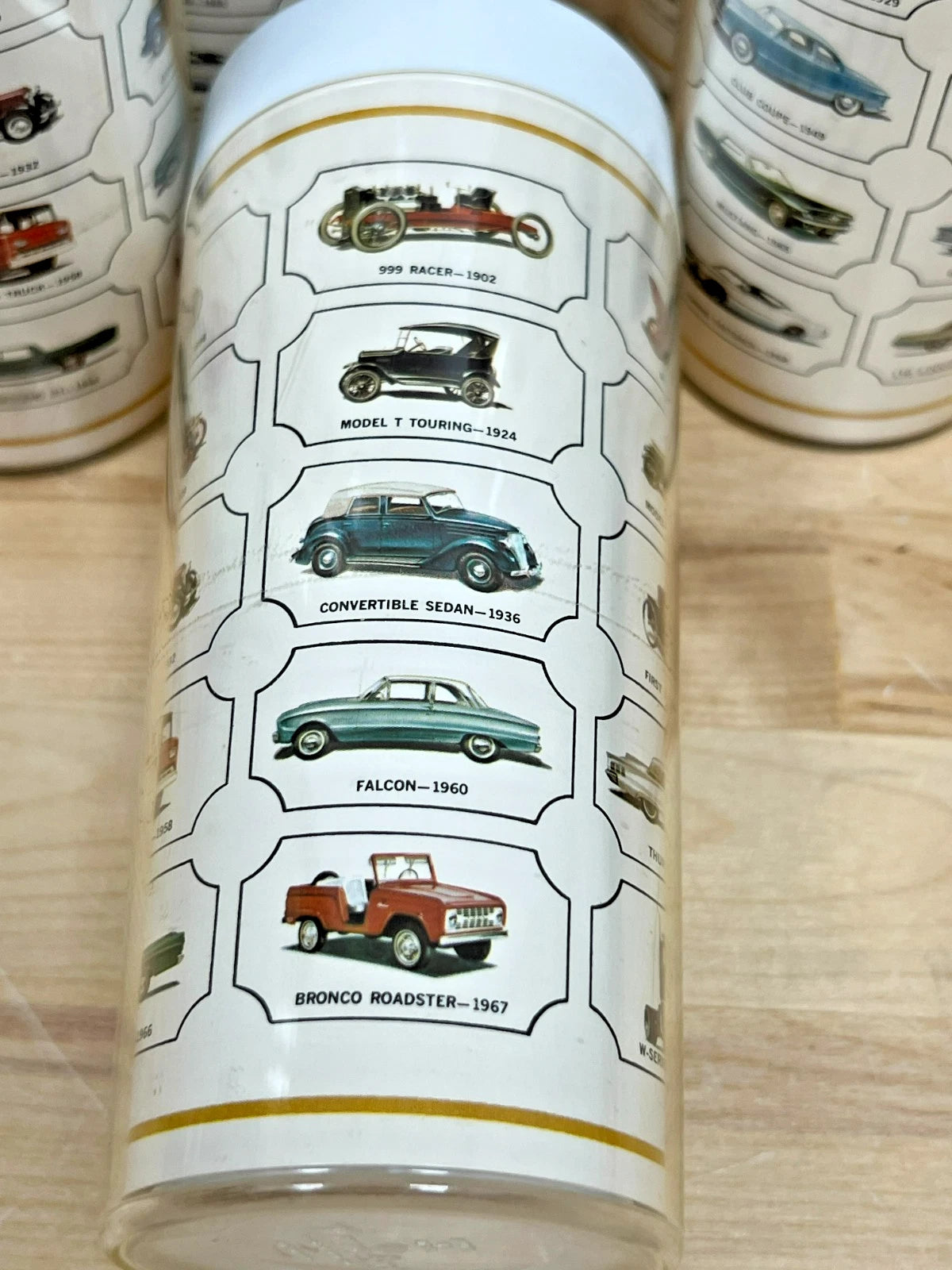 West Bend Thermo-Serv Classic Ford Cars 10 oz Tumblers - Set of 6 | eBay