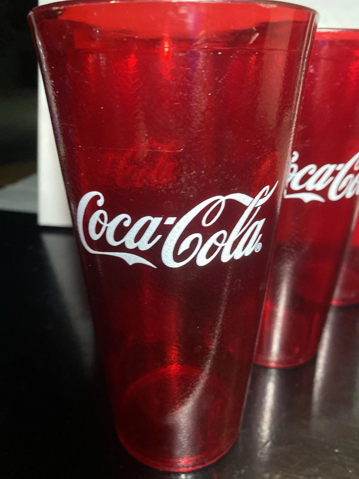Coca-Cola Red Plastic Tumblers Set of 6 – Vintage Style Drink Cups | eBay
