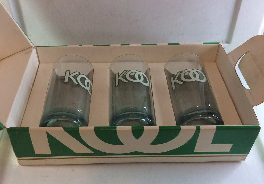 KOOL Cigarette Plastic Drinking Glasses Thermo Serv Box Set Of 6 | eBay