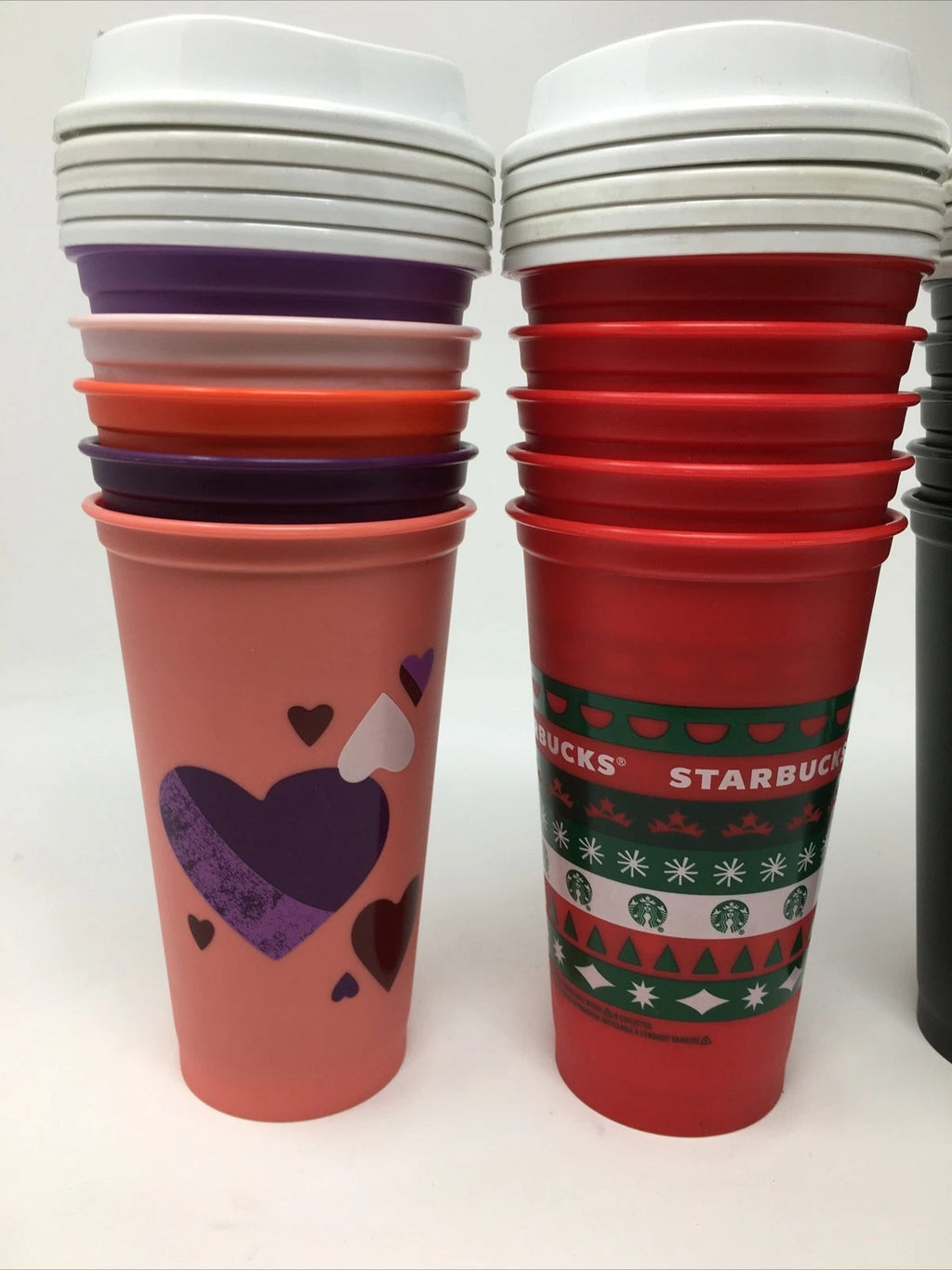 15 Starbucks Reusable Hot Cups W/ Lids | eBay