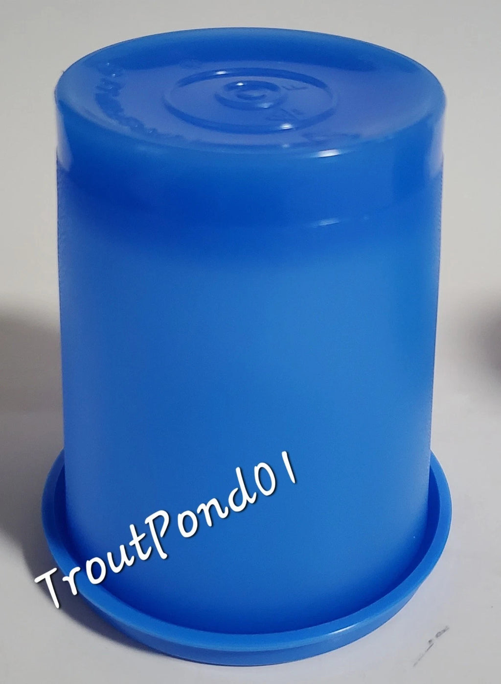 Tupperware Tumblers Small 6 oz Cups Vtg Style Textured Weighted Bottom Lids Blue | eBay