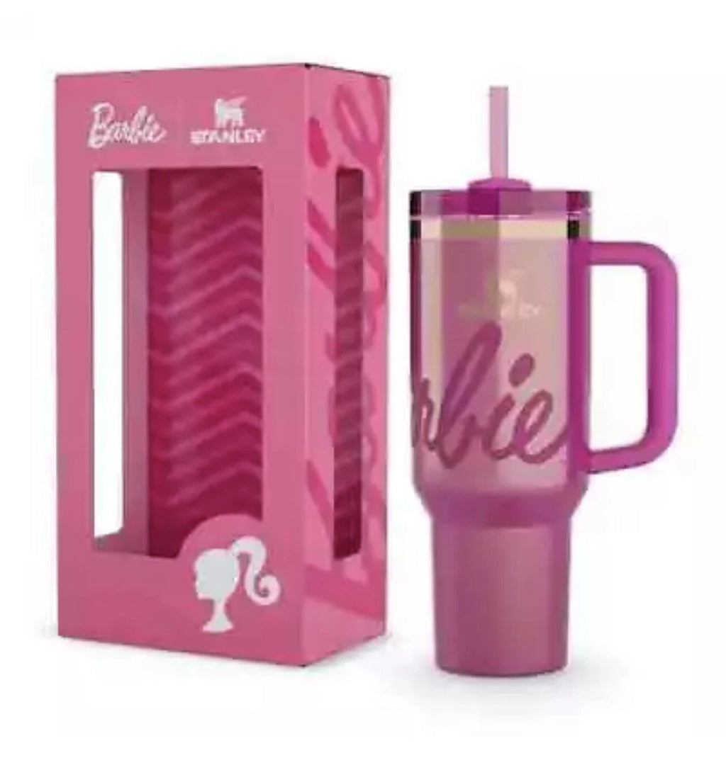 Stanley X Barbie Ltd Edition 60s Twist and Turn 40oz. Quencher with stickers | eBay