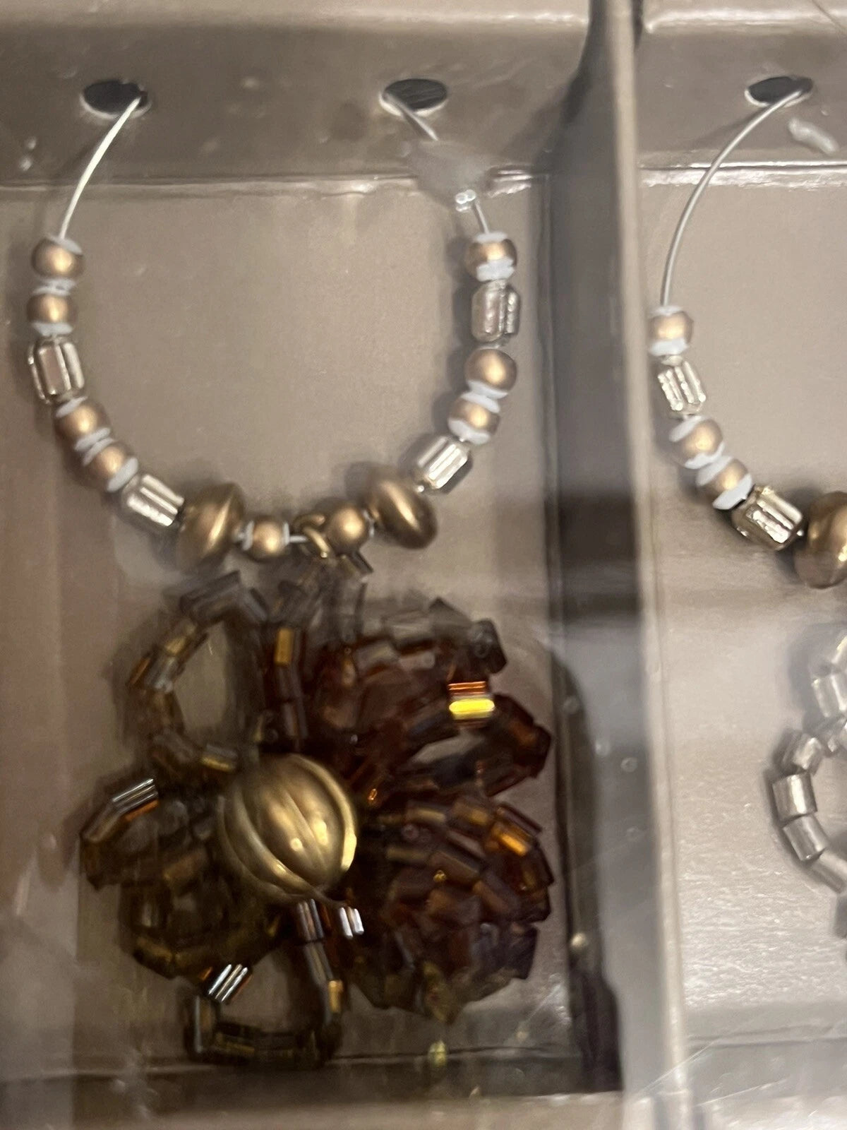 6 Boho Wine Glass Charms Pier 1 Beaded Flowers New in Pkg Set of 6 Bohemian Hip | eBay