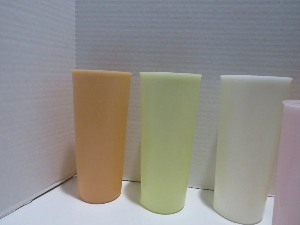 VTG TUPPERWARE 12 OZ & 8 OZ TUMBLERS 6-12 OZ/2-8OZ 1970'S PASTELS TOTAL SET OF 8 | eBay