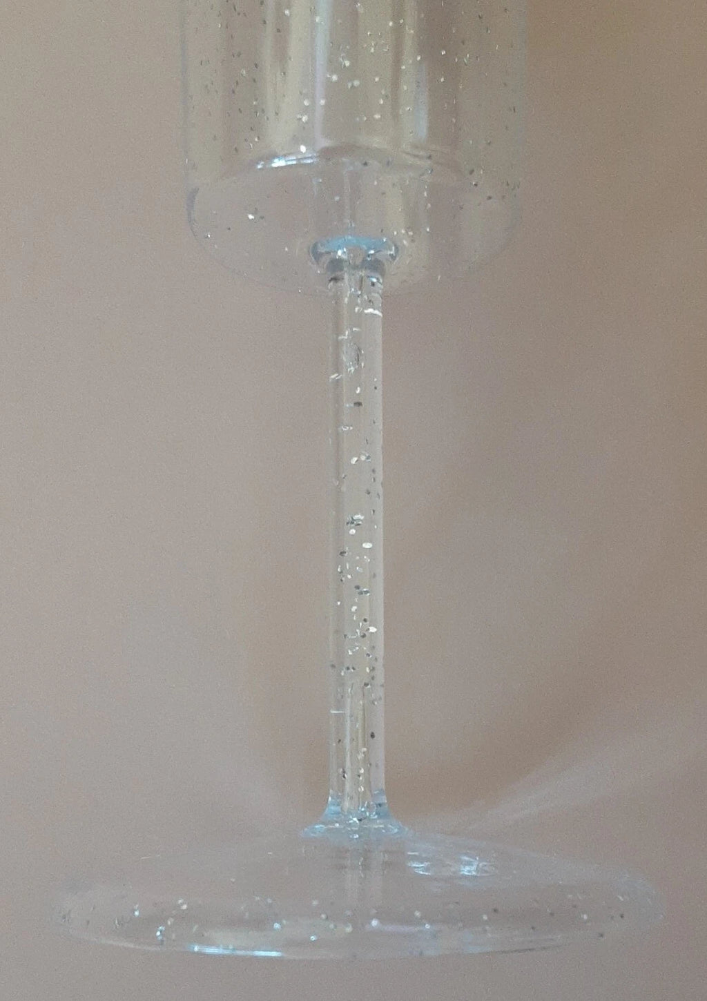 6ct Pack Silver Glitter Infused Sturdy Plastic Champagne Flutes 8.25 Inches Tall | eBay