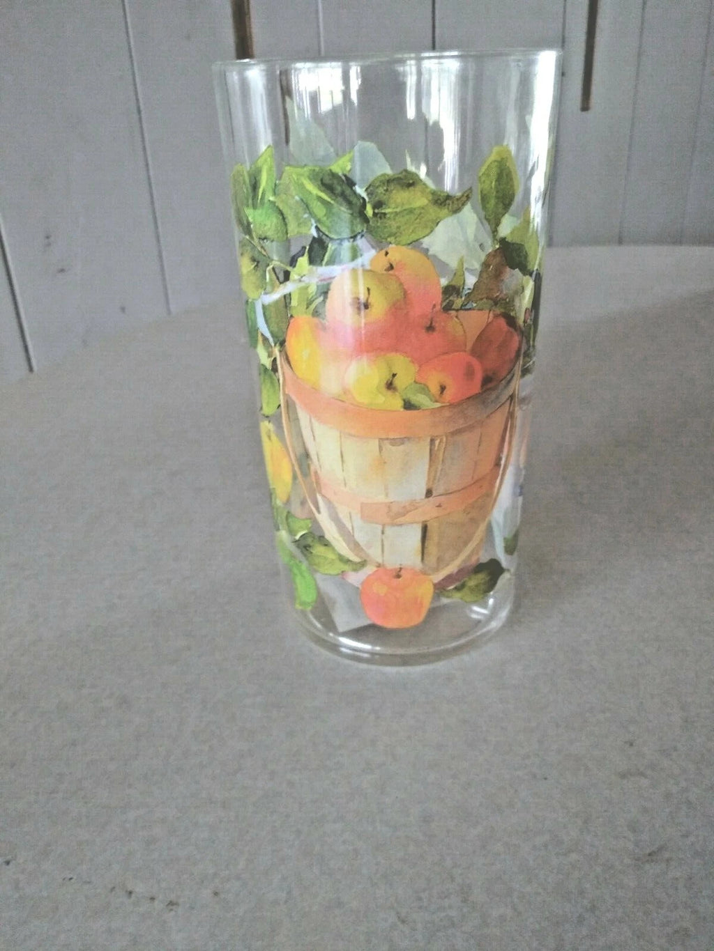 Keller Charles Phila PA Made exclusively Twelve Glasses Unique Fruit Design New | eBay