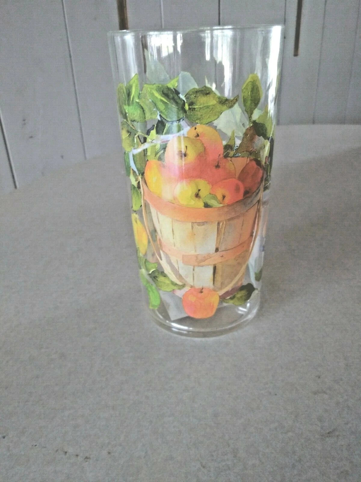 Keller Charles Phila PA Made exclusively Twelve Glasses Unique Fruit Design New | eBay