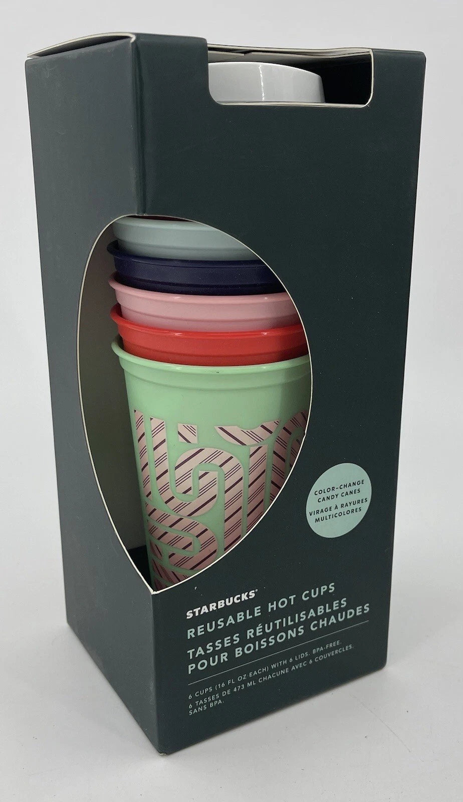 Starbucks Color Changing Hot Cups Holiday 2020 6 Cups 16 fl oz each NEW NIB | eBay