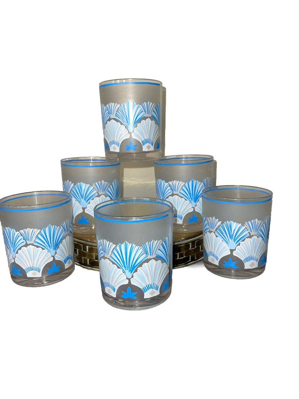 Stotter Beach Shells 12 Oz Tumblers Set Of 6 Acrylic | eBay