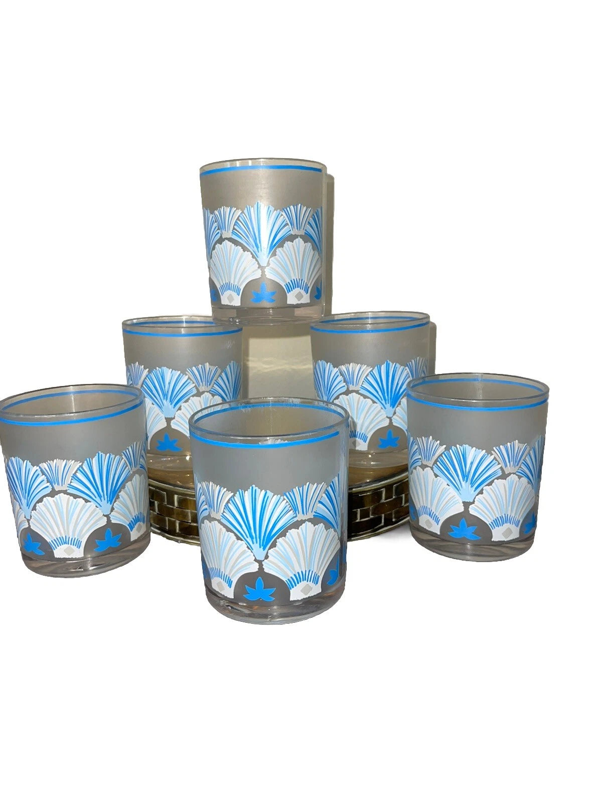 Stotter Beach Shells 12 Oz Tumblers Set Of 6 Acrylic | eBay