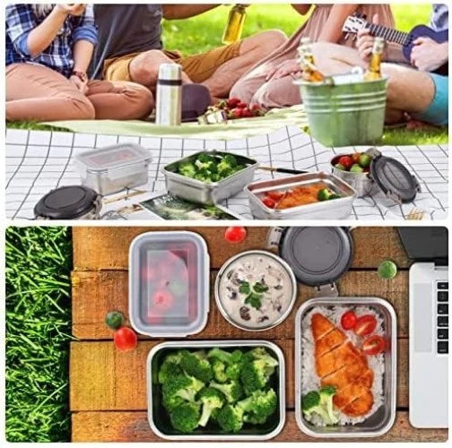 Stackable Airtight 12PC Food Storage Containers with BPA-Free Lids - Family Size | eBay