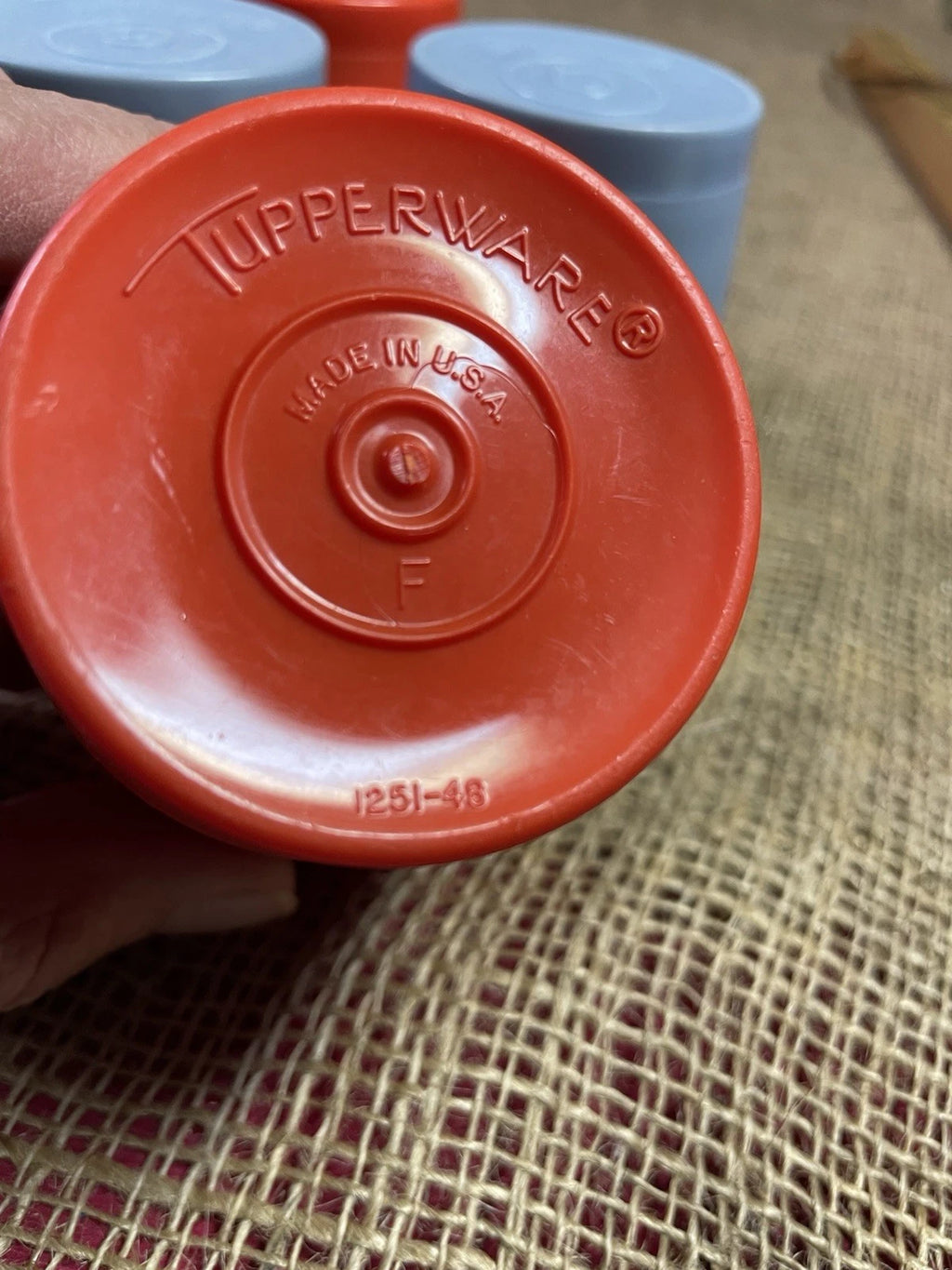 Vintage ~ TUPPERWARE #1251 Kids Juice Cup, 6oz Tumbler Set of 4 -Red & Blue | eBay