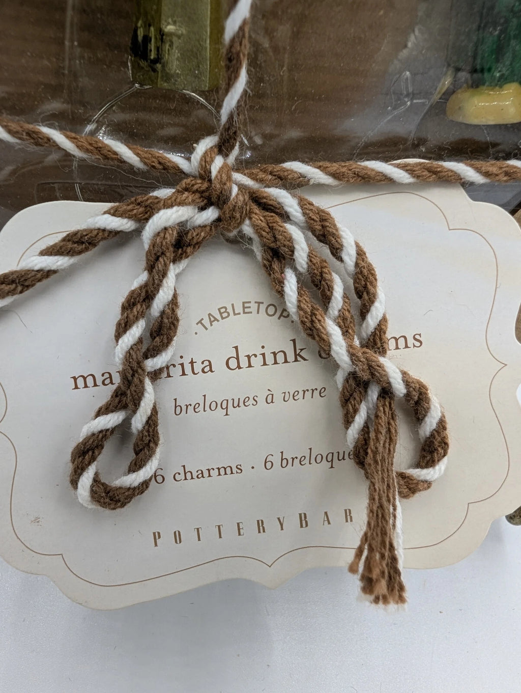 Pottery Barn Margarita Drink Charms Mexican Style Set of 6 New in Box | eBay