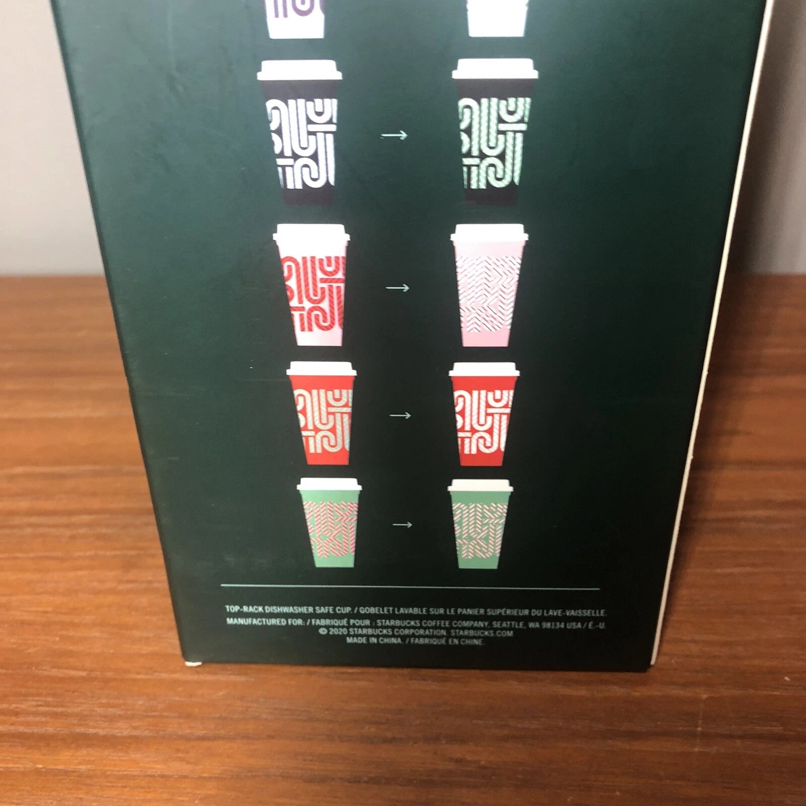 Starbucks Color Changing Hot Cups Holiday 2020 6 Cups 16 fl oz each NEW | eBay