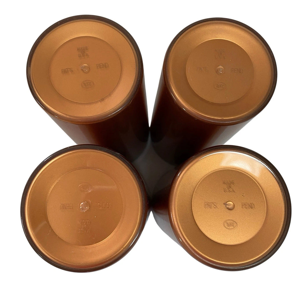 Lot Of 4 Vintage NFC Insulated Tumblers Copper with Black 12 Oz Cups 6 1/2” Tall | eBay