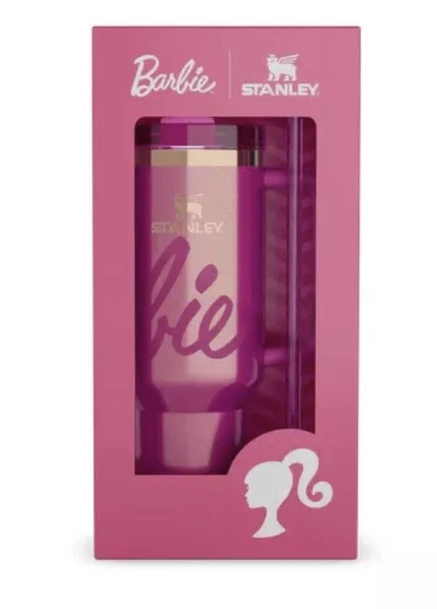 Stanley X Barbie Ltd Edition 60s Twist and Turn 40oz. Quencher with stickers | eBay