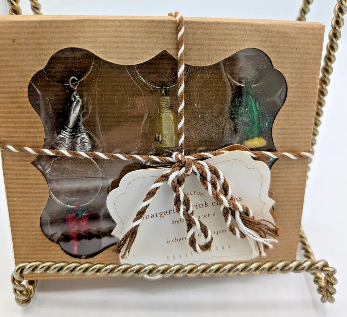 Pottery Barn Margarita Drink Charms Mexican Style Set of 6 New in Box | eBay