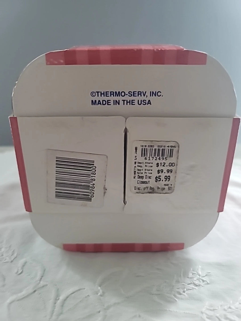 Vintage Christmas Poinsettia Acrylic Tumblers 20oz Thermo-Serv USA Set of 4 NEW | eBay