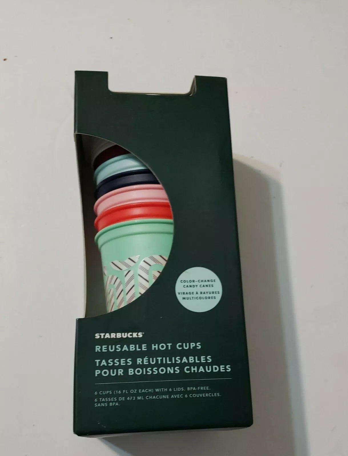 Starbucks Color Changing Candy Canes Reusable Hot Cups Holiday 2020 | eBay
