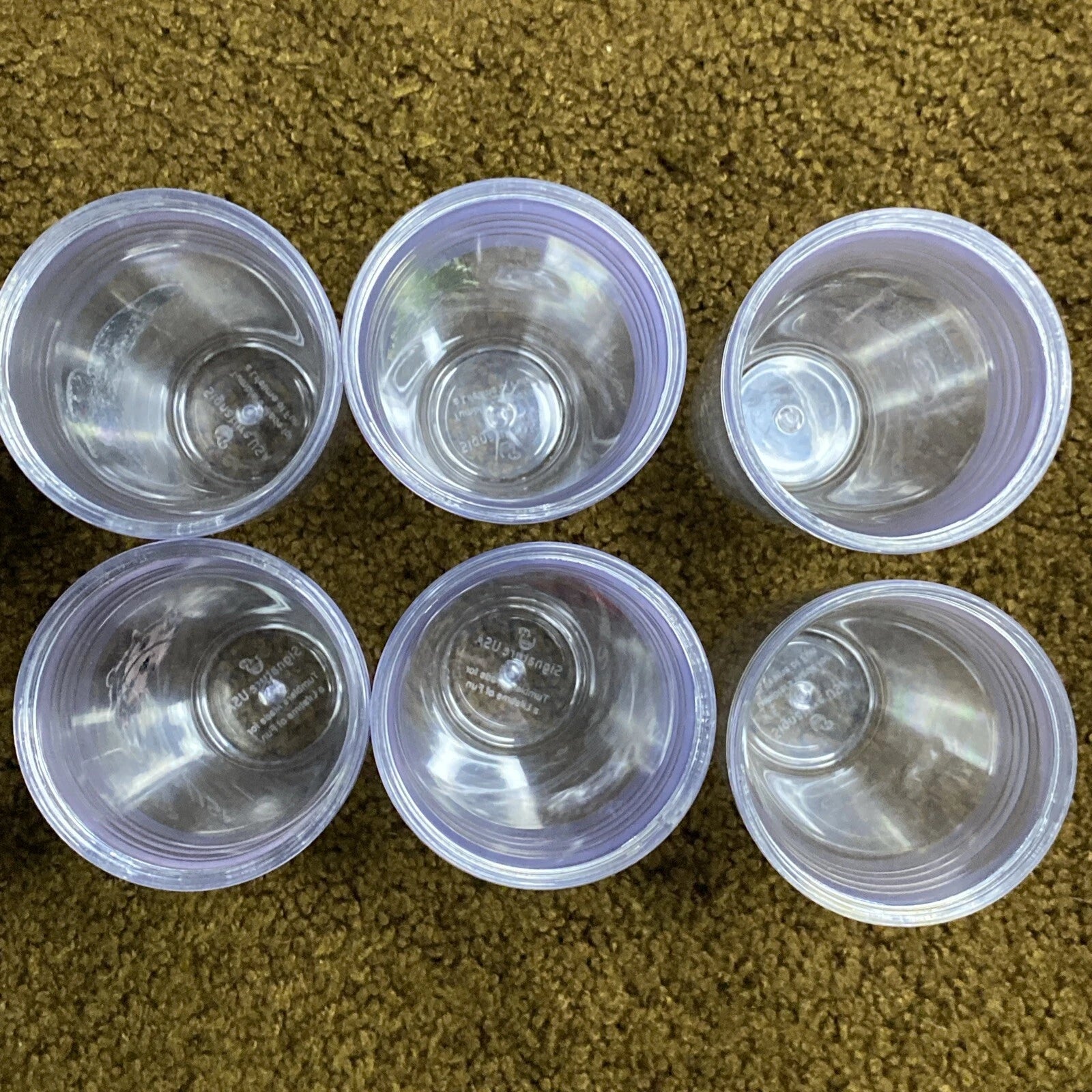 VTG Signature USA Tumblers Butterfly Loon Ladybug Pineapple Apple Patch LOT 6 | eBay