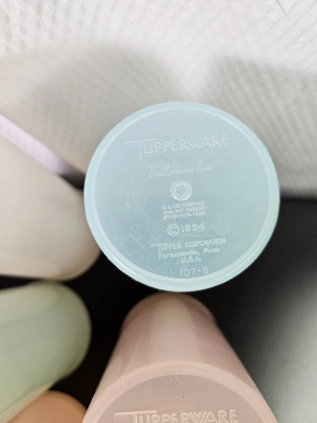 VTG 50’s Tupperware Millionaire Line Pastel Tumbler Cups Set of 6 & 2 Lids | eBay