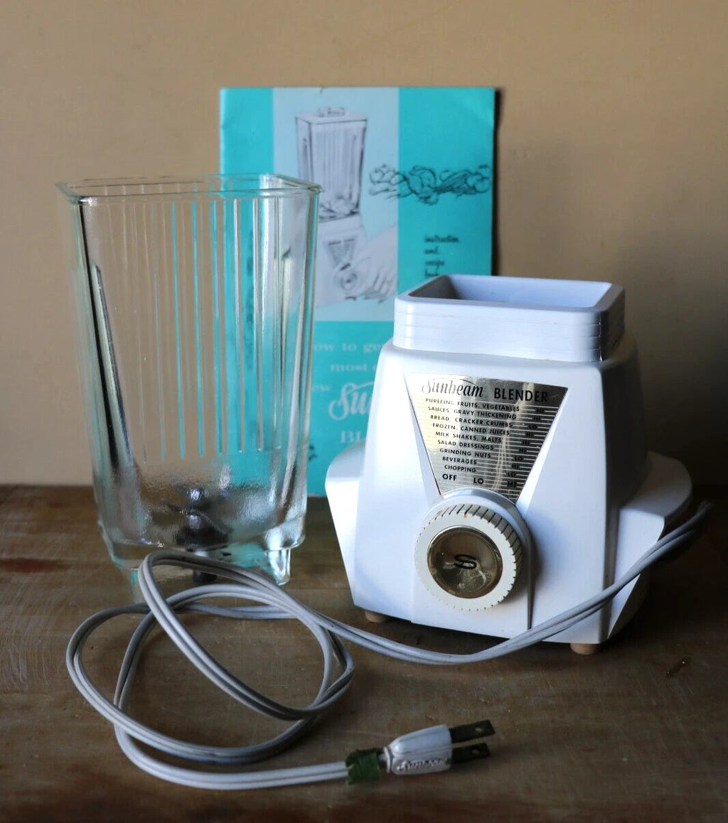 Sunbeam Automatic Blender Model BL. PAT. PENDING w/ Owners Manual Vintage | eBay