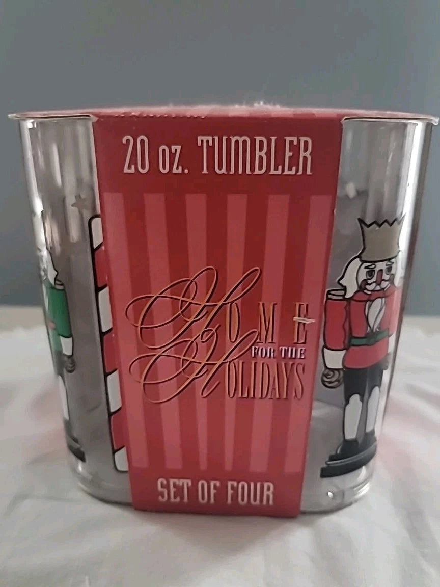 Vintage Christmas Nutcracker Acrylic Tumblers 20oz. Thermo-Serv USA Set of 4 NEW | eBay